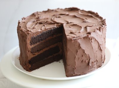 Čokoládový dort s pařížským krémem