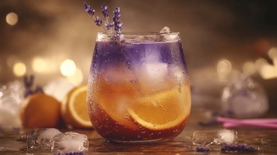 Levandulový vinný střik