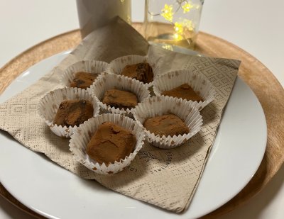 Čokoládové lanýže ze salka