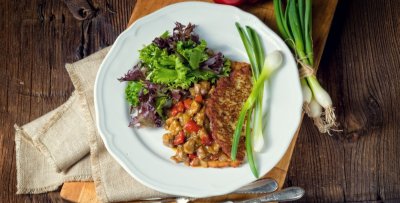 Bramborák s kuřecí směsí