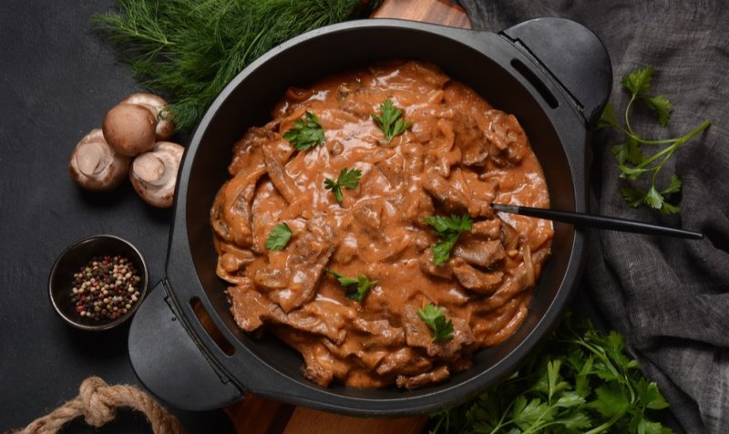Hovězí Stroganov
