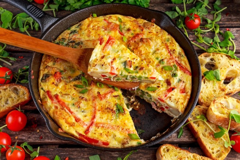 Frittata se zeleninou