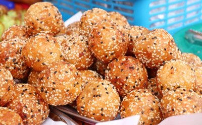 Bramborové krokety v sezamu