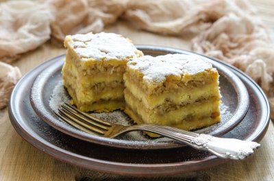 Jablečný koláč s rumem