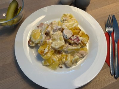 Šlehačkové brambory