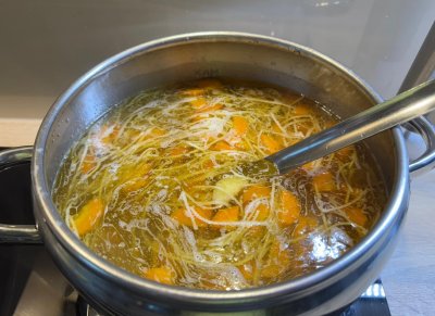 Vývar z pečené zeleniny