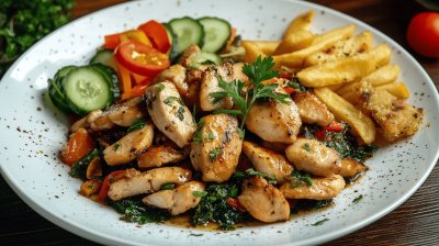 Kuřecí na kopřivách