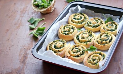 Kynutí šneci s kopřivovou náplní