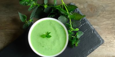 Kopřivová krémová polévka