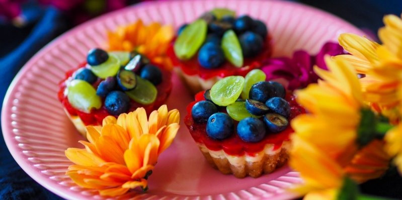 Mini cheesecakes s ovocem