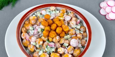 Křupavý gnocchi salát