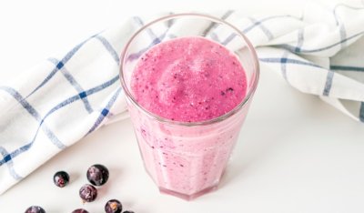 Svačinové smoothie s cottage sýrem