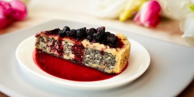 Makový cheesecake s mascarpone