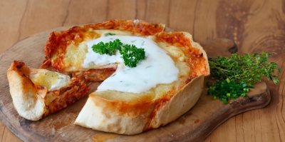 Pikantní tortilla koláč