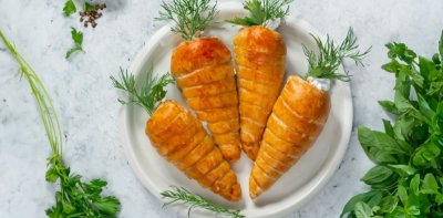 Mrkve z listového těsta