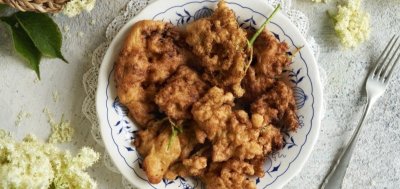 Smažené bezové květy – Kosmatice