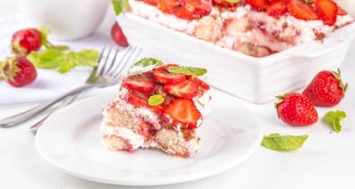 Mascarpone dort s jahodami