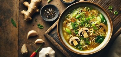 Zázvorovo-česneková polévka