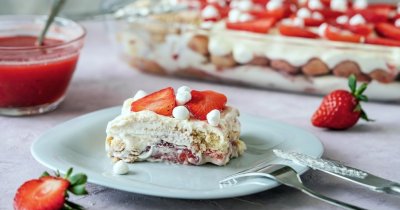 Jahodové tiramisu