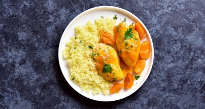 Kuře s kuskusem a meruňkami