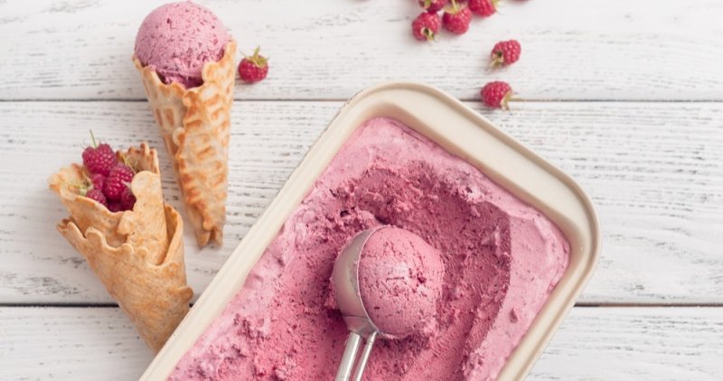 Fitness zmrzlina z cottage sýru