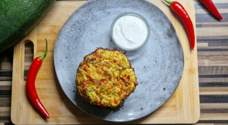 Pikantní cuketové placky s chilli