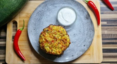 Pikantní cuketové placky s chilli