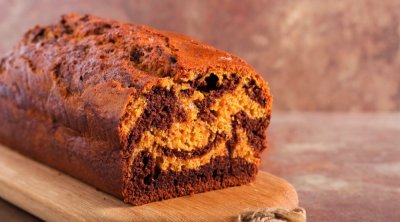 Dvoubarevná buchta z dýně