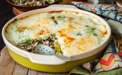 Kapustové lasagne s mletým masem