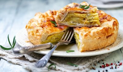 Bramborový koláč s jablky