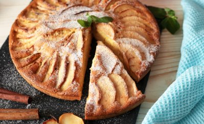 Hrnkový hruškový koláč