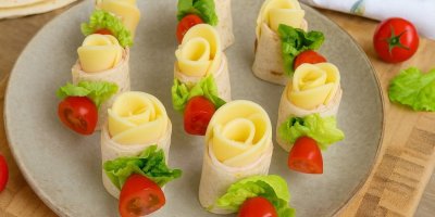 Růžičky z tortill