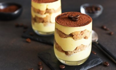 Tiramisu s čokoládou a jedlými kaštany