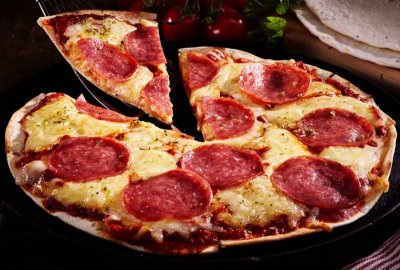 Rychlá pizza z tortilly