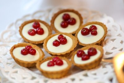 Linecké košíčky s domácím taveným sýrem z tvarůžků