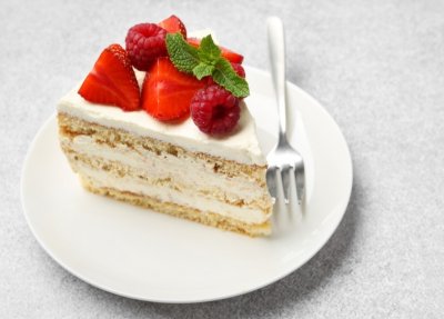 Odlehčený dort s banány