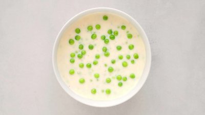 Hrášková polévka s mlékem