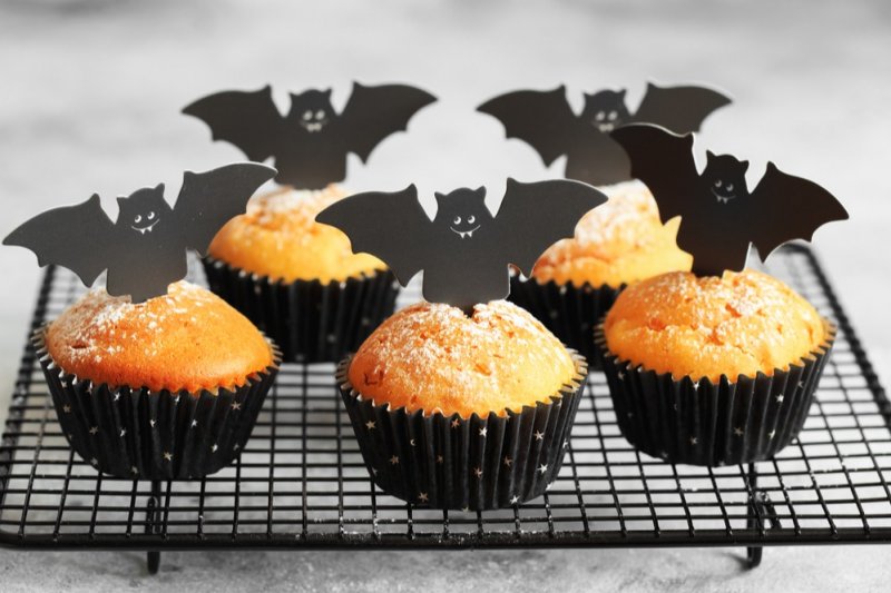 Halloweenské  muffiny