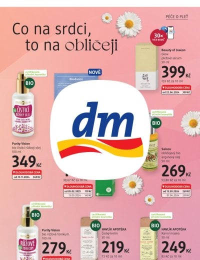 Leták - dm drogerie leták