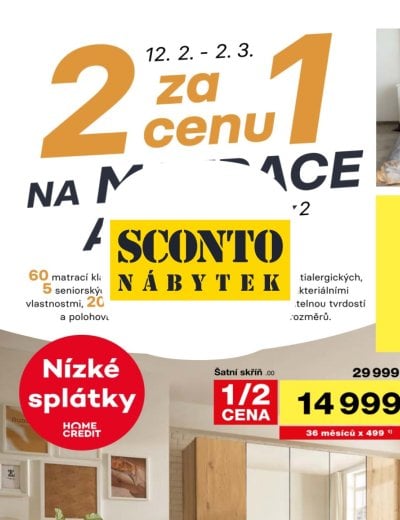 Leták - SCONTO Nábytek leták