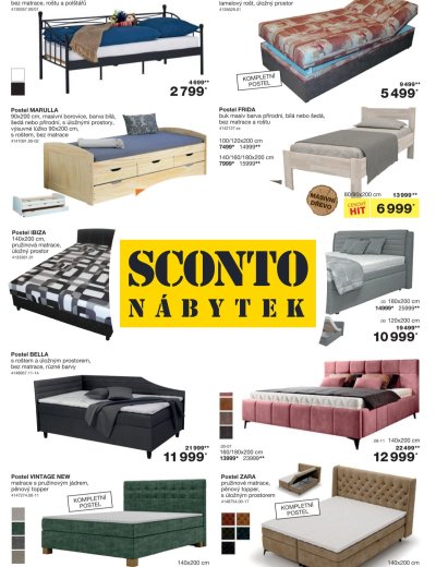 Leták - SCONTO Nábytek leták
