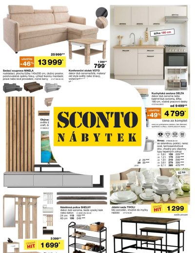 SCONTO Nábytek leták
