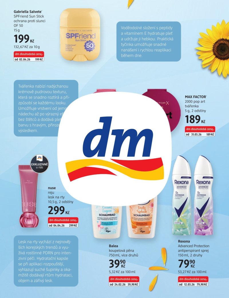 dm drogerie leták