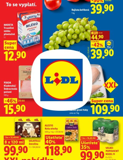 Leták - Pondělní nabídka
