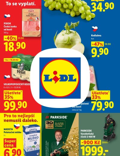 Leták - Pondělní nabídka