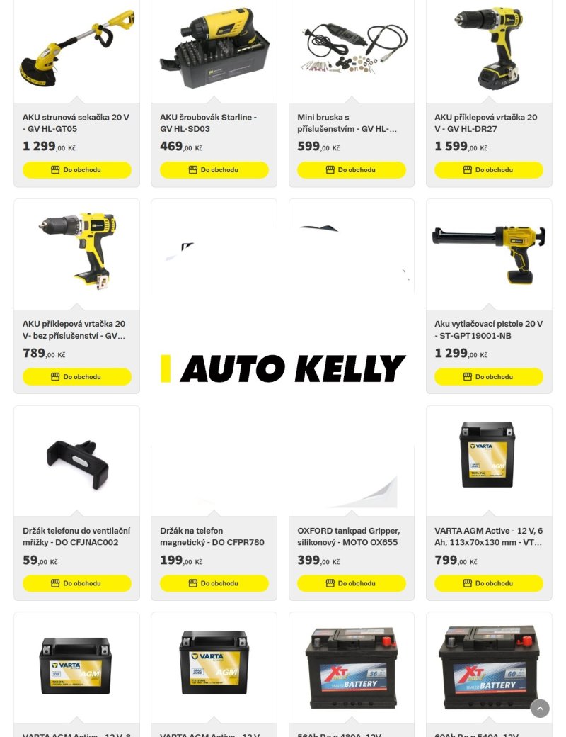 AUTO KELLY leták - Hity měsíce