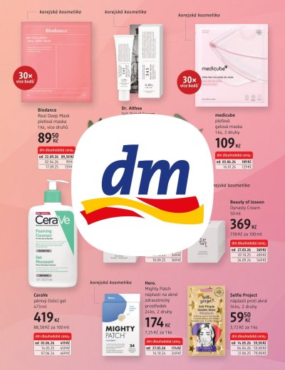 dm drogerie leták