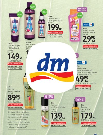 Leták - dm drogerie leták