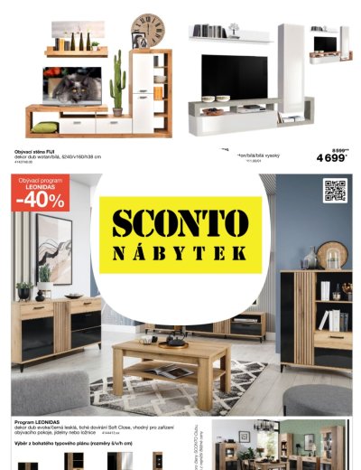 Leták - SCONTO Nábytek leták