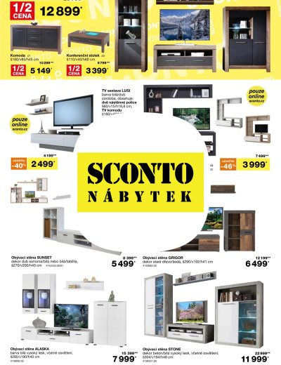 Leták - SCONTO Nábytek leták